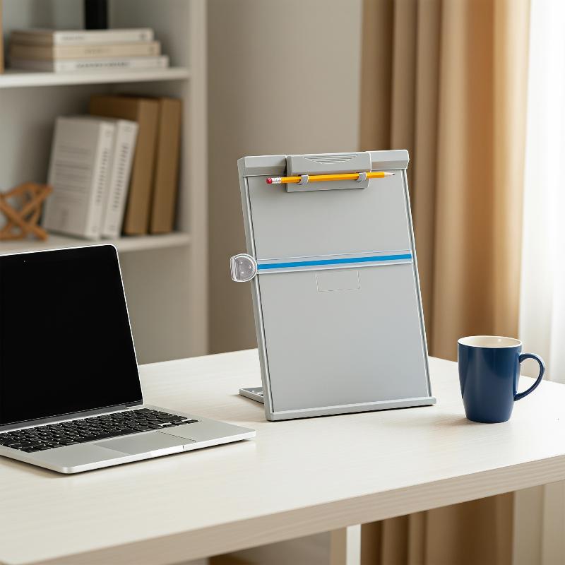 Document Holder Stand - Portadocumenti regolabile da scrivania, supporto per