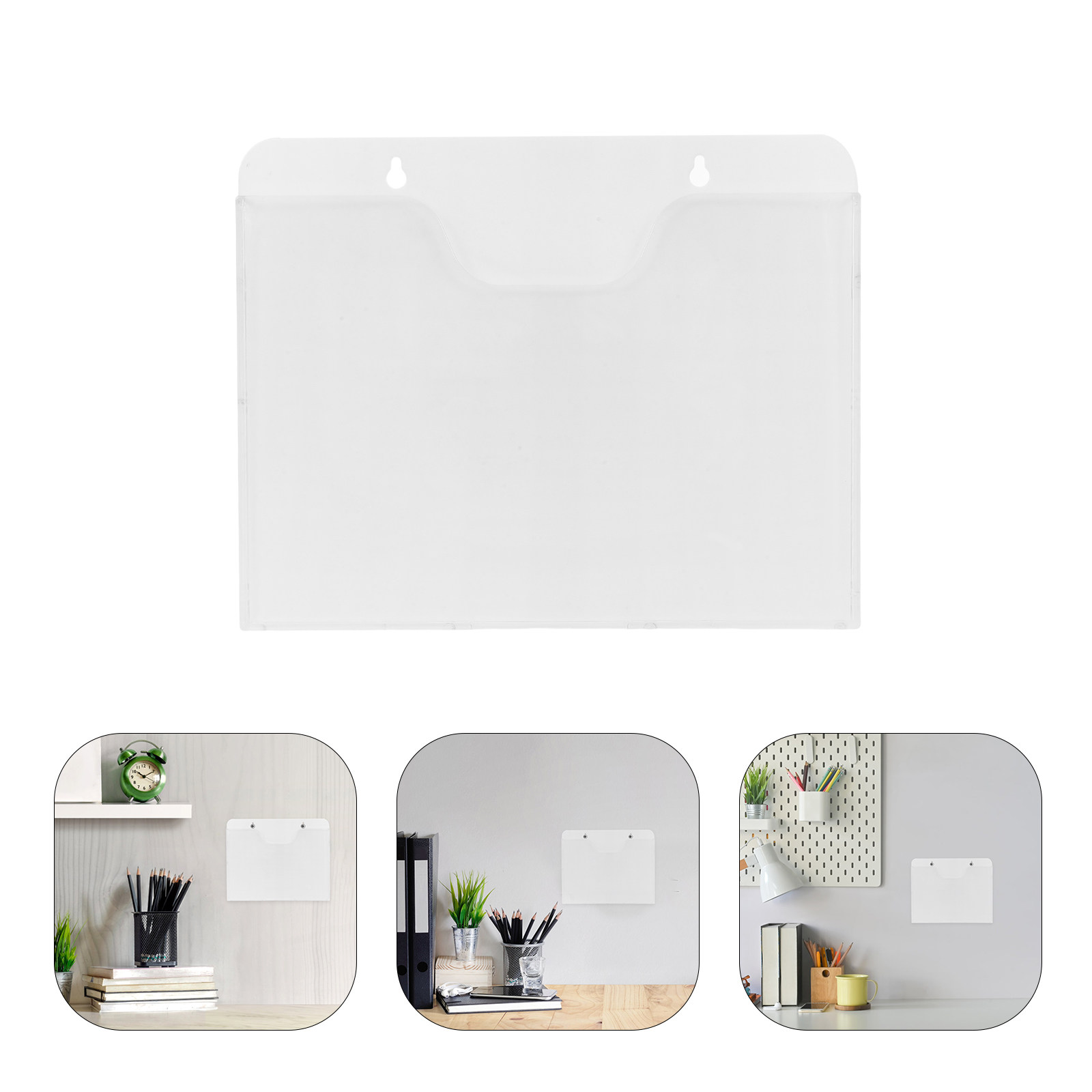 Document Holder Stand - 2 pezzi di porta-brochure da parete