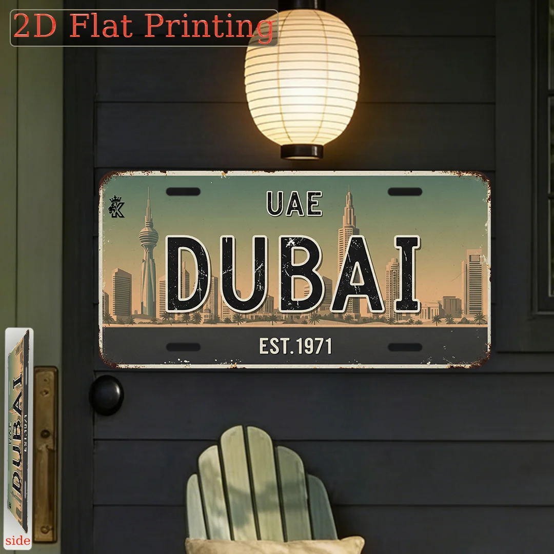 Home Office Dubai - Targa AL con Licenza Dubai UAE