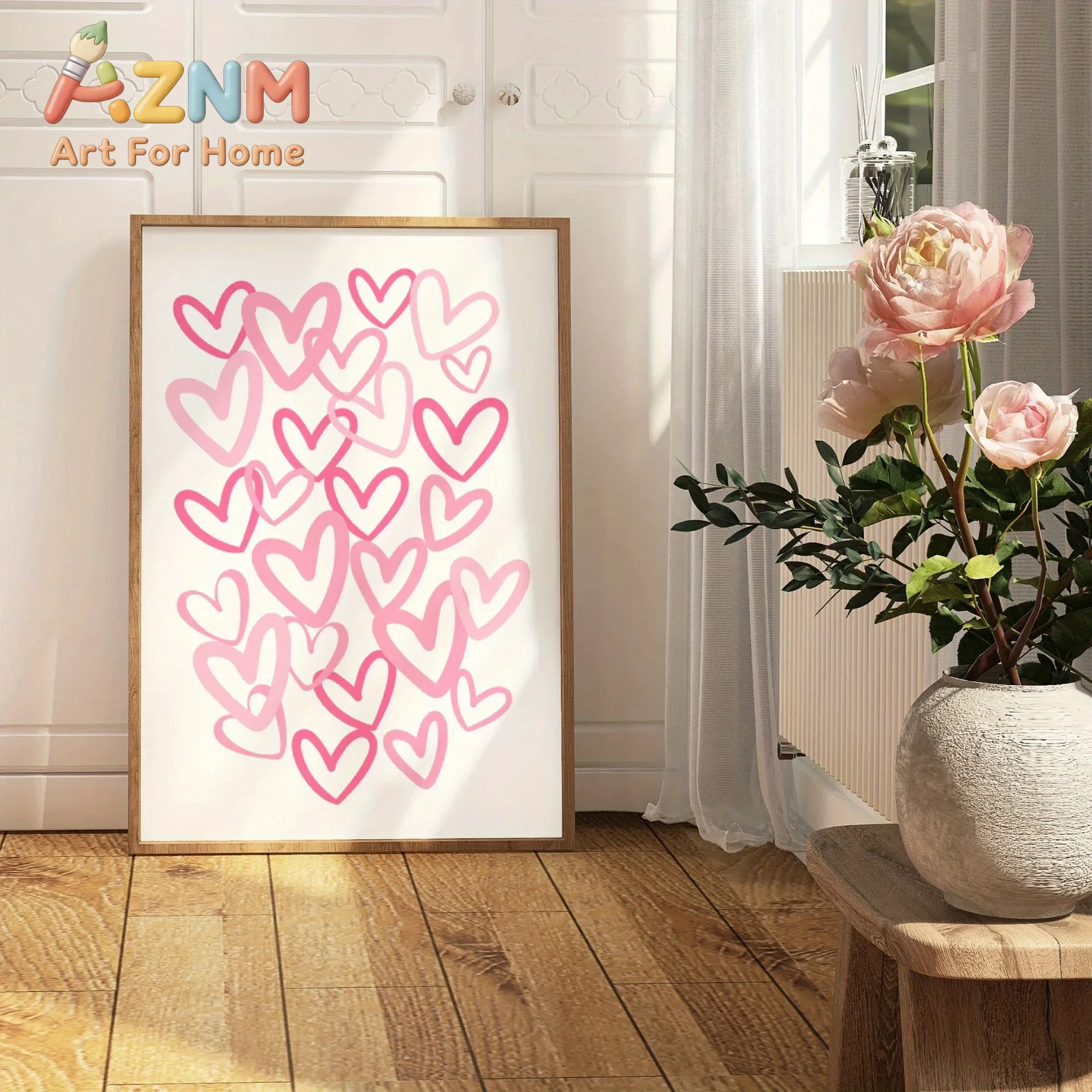 Home Office Room Inspiration - Stampa su tela con motivi a