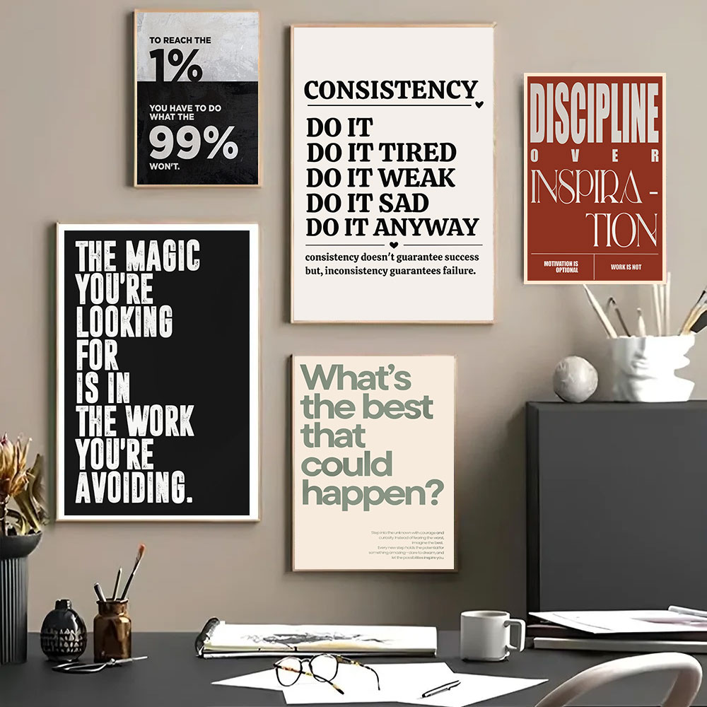 Poster Minimalista con Citazio - Home Office Room Inspiration recensione e prezzo