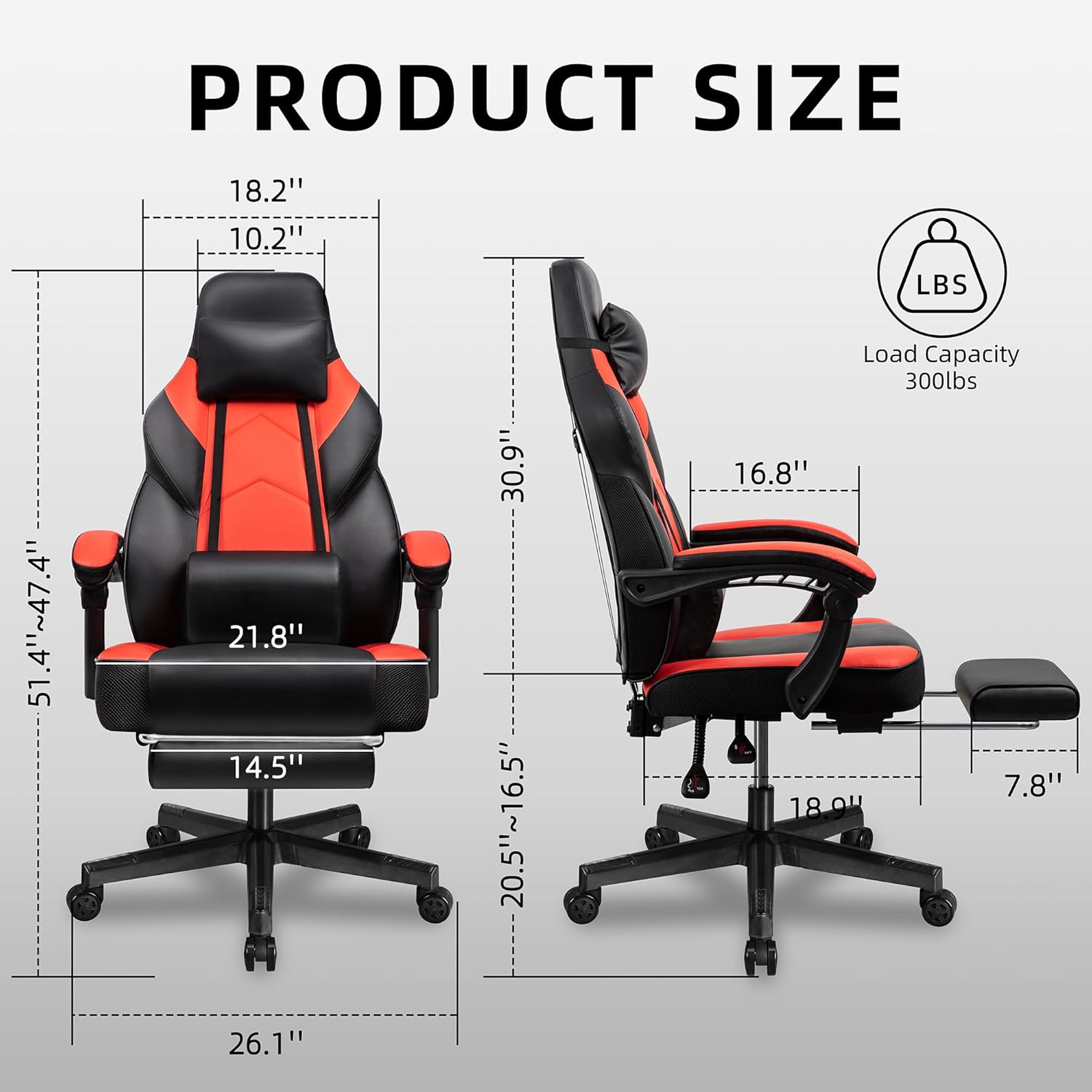 Sedia da Gaming con Poggiapied - Ergonomic Office Chair recensione e prezzo